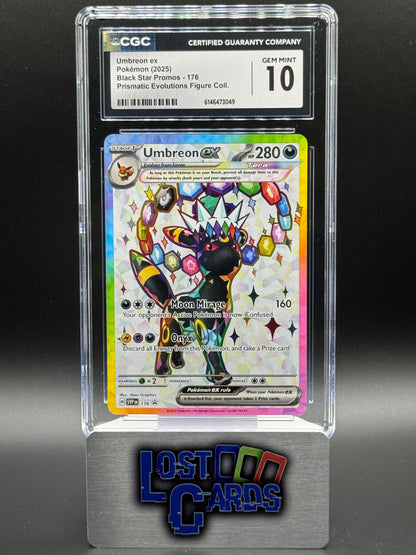 Pokemon TCG Umbreon ex | Black Star Promo SVP176 | CGC Graded GEM MINT 10