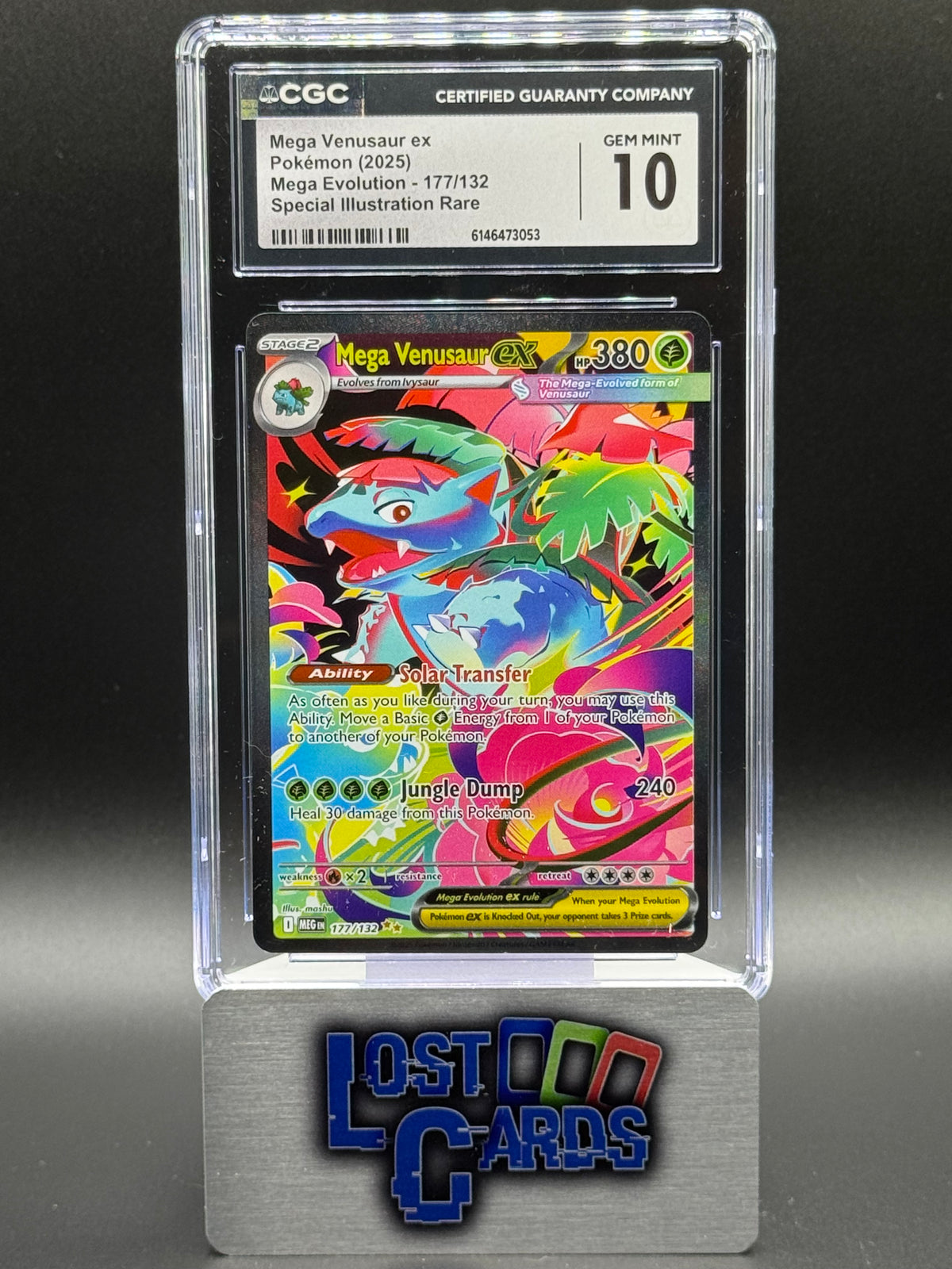 Pokemon TCG Mega Venusaur ex | Mega Evolution 177/132 | CGC Graded GEM MINT 10