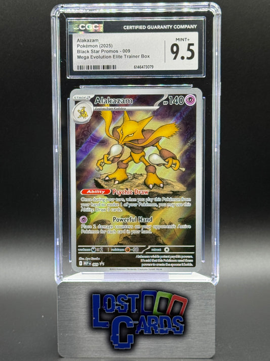 Pokemon TCG Alakazam | Black Star Promo MEP009 | CGC Graded MINT+ 9.5