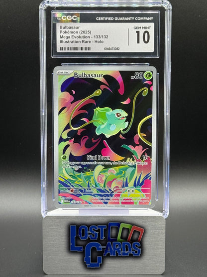 Pokemon TCG Bulbasaur | Mega Evolution 133/132 | CGC Graded GEM MINT 10