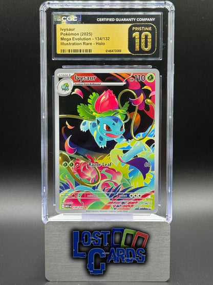 Pokemon TCG Ivysaur | Mega Evolution 134/132 | CGC Graded PRISTINE 10