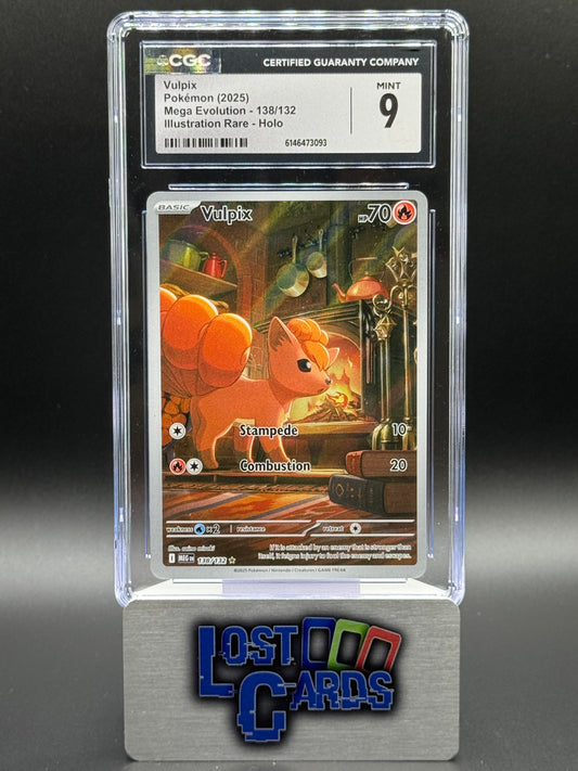 Pokemon TCG Vulpix | Mega Evolution 138/132 | CGC Graded MINT 9
