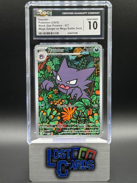Pokemon TCG Haunter | Black Star Promo MEP027 | CGC Graded GEM MINT 10