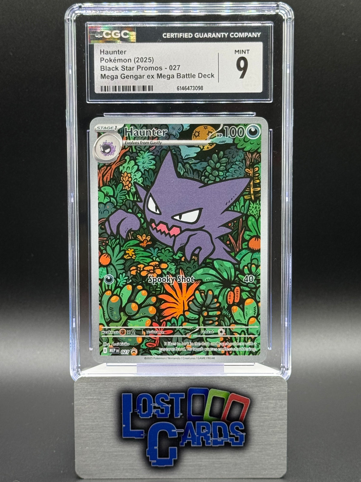 Pokemon TCG Haunter | Black Star Promo MEP027 | CGC Graded MINT 9
