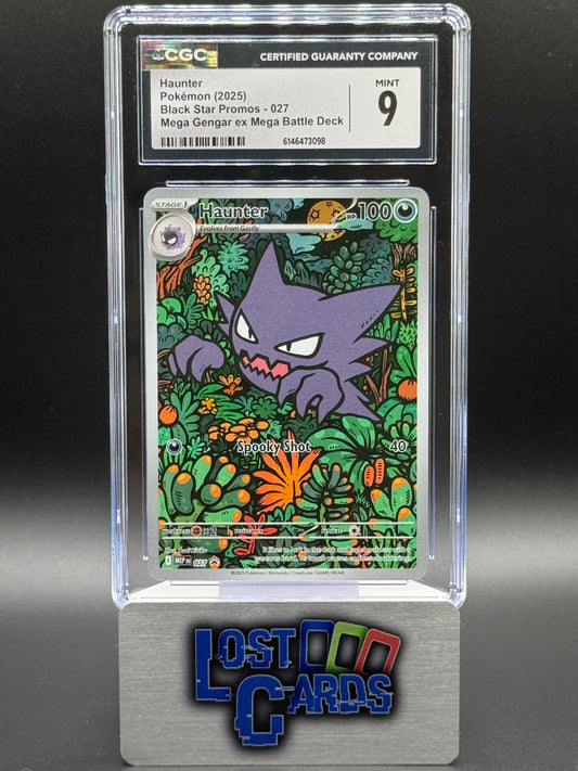 Pokemon TCG Haunter | Black Star Promo MEP027 | CGC Graded MINT 9