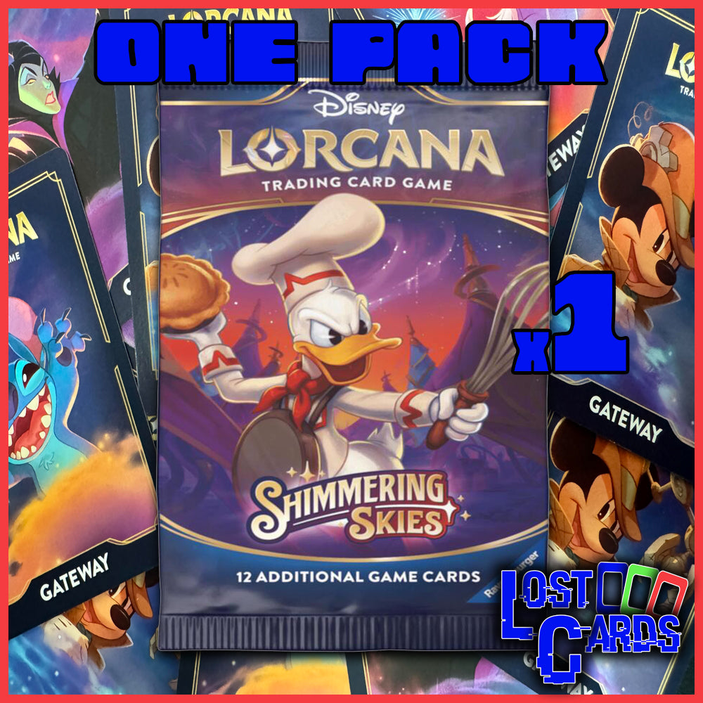 1 Lorcana Shimmering Skies Booster Pack