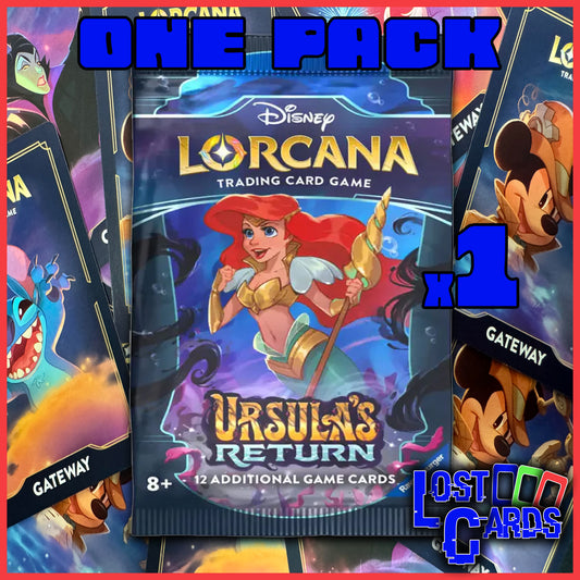 1 Lorcana Ursula's Return Booster Pack