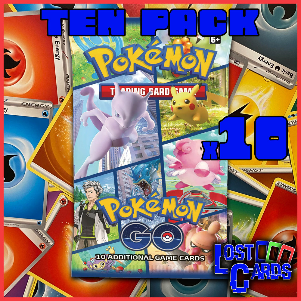 10 Pokemon Go Booster Packs Bundle | Sealed