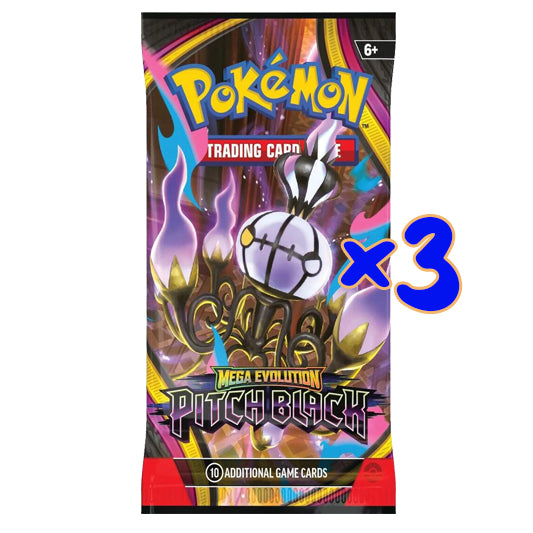 Pitch Black Loose Booster Pack - 3 Pack Bundle