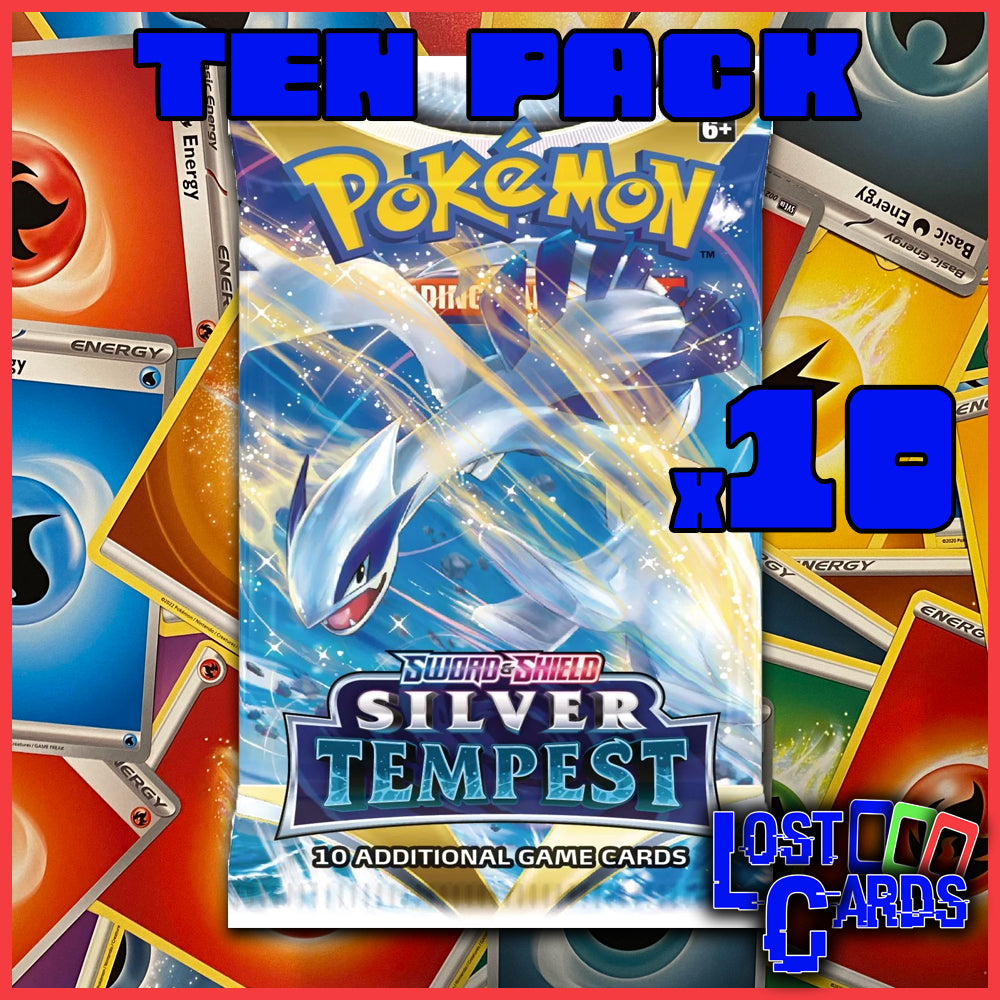 10 Silver Tempest Booster Packs Bundle | Sealed