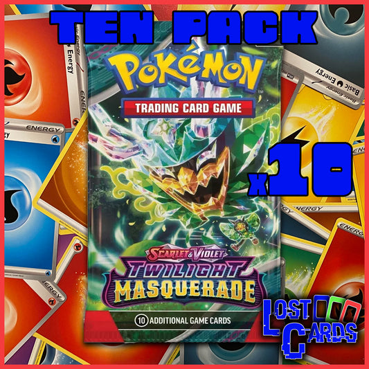 10 Twilight Masquerade Booster Packs Bundle | Sealed