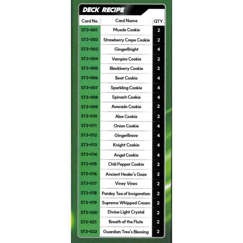 CookieRun TCG: Green Starter Deck